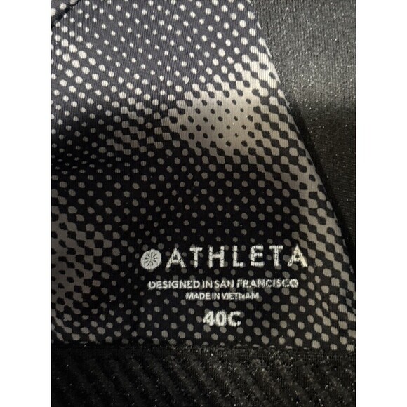 Athleta Women's Advance Sports Bra Molded High Impact Nebula Black Size 40C - Picture 14 of 16